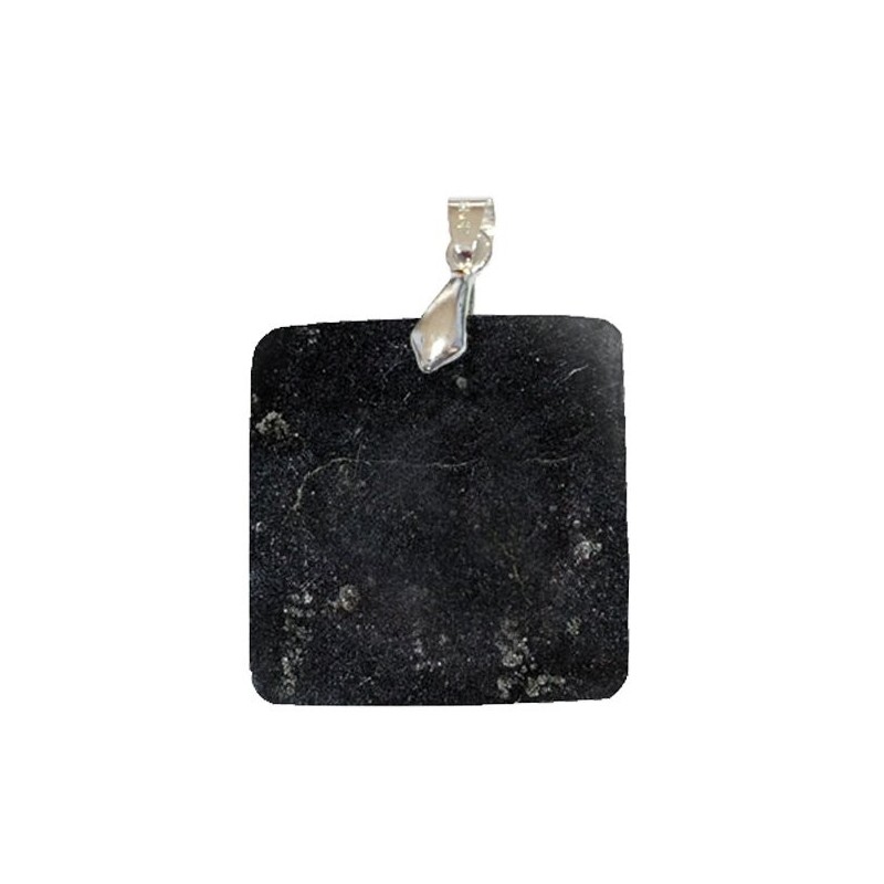 Pendentif Basalte Carré