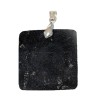 Pendentif Basalte Carré