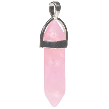 Pendentifs Quartz Rose Pointe