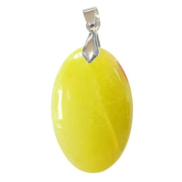 Pendentifs Opale Verte Ovale