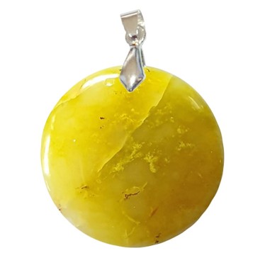 Pendentifs Opale Verte Rond
