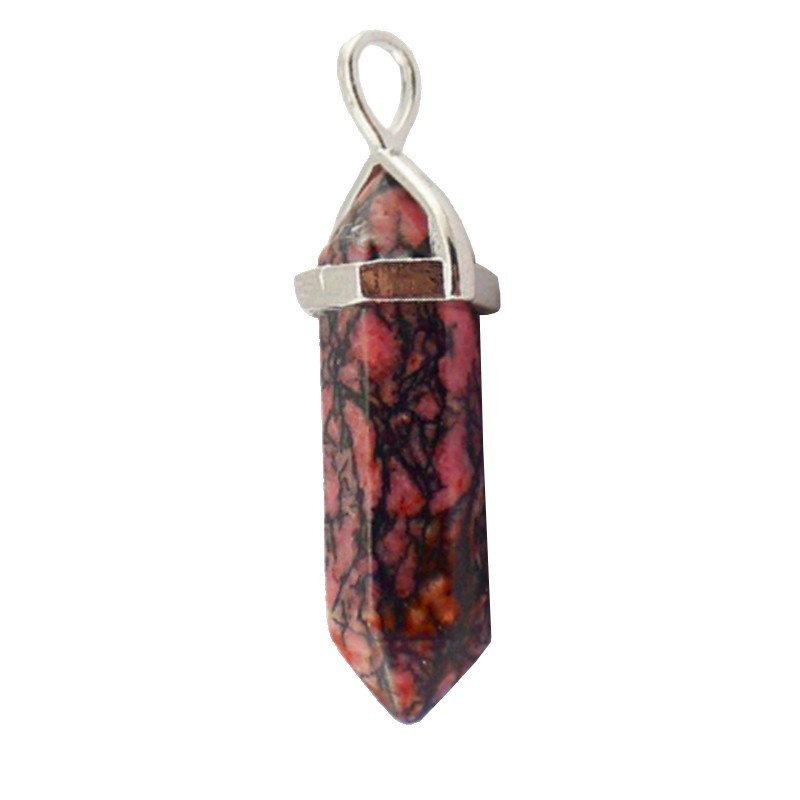 Pendentifs Pointe Rhodonite