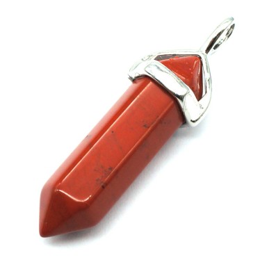 Pendentifs Pointe Jaspe Rouge