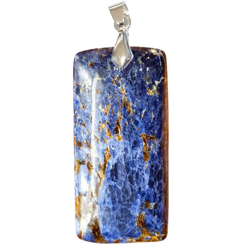Pendentifs Dumortiérite Rectangle Fin