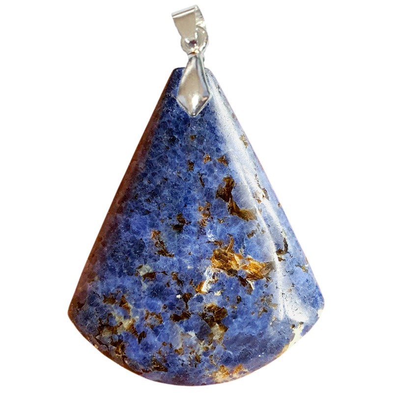 Pendentifs Dumortiérite Triangle